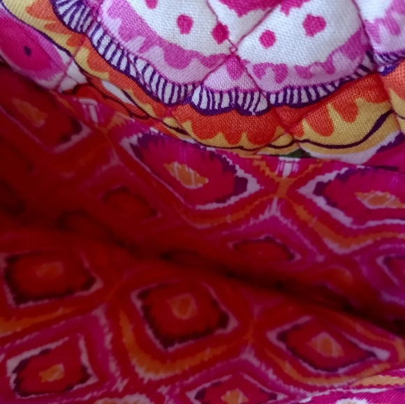 VERA BRADLEY quilted floral print cross body/shoulder bag - Picture 5 of 7